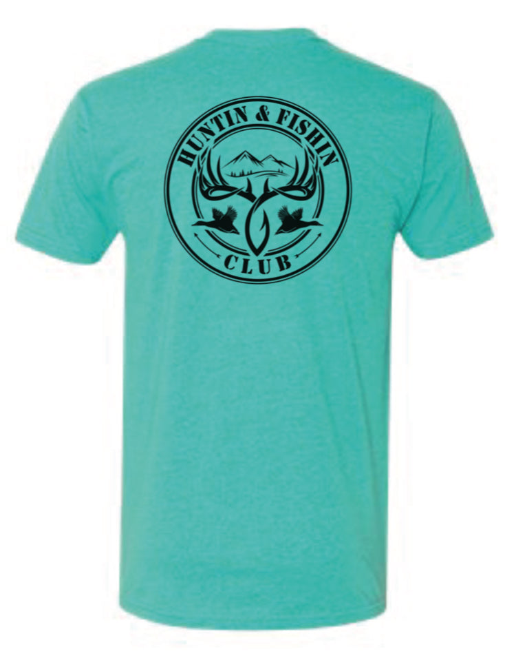 Teal HFC Logo T-Shirt (Front & Back Print)