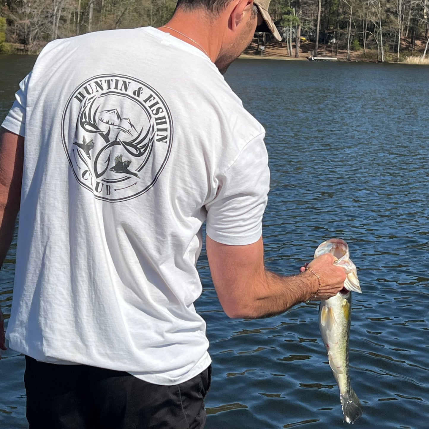White HFC Logo Tee (Front & Back Print)