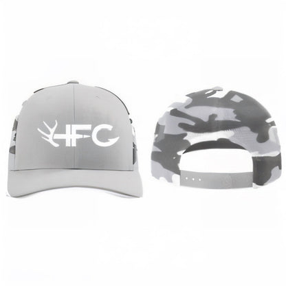 Gray Camo Snapback Hat