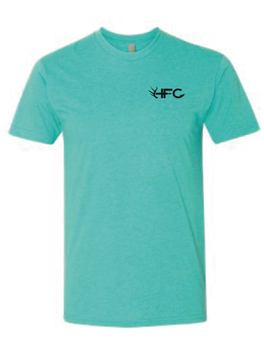 Teal HFC Logo T-Shirt (Front & Back Print)
